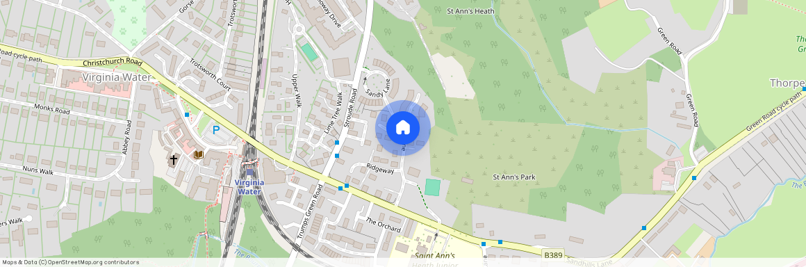 Sandy Lane, St. Ann's Park, Virginia Water, Surrey GU25 4TA