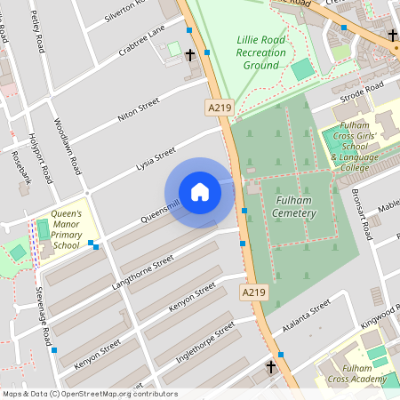 Queensmill Road, Fulham, London