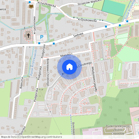 ul. Bolesława Chrobrego, Wieliczka, Wieliczka, wielicki, małopolskie