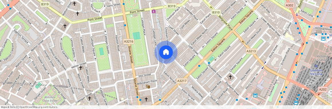 Eaton Place, Belgravia, London, SW1X