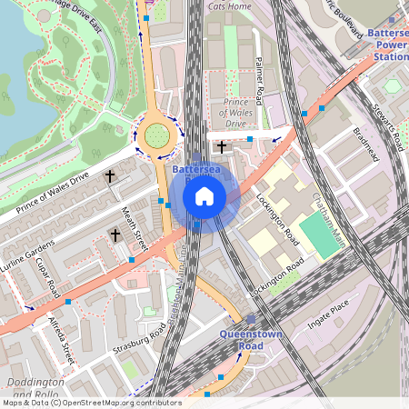 Battersea Park Road, Battersea Park, London