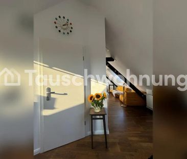 TAUSCHWOHNUNG Maisonette Wohnung mit Balken, Terrasse und Echtholzb... - Foto 1