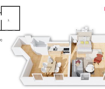 Pronájem bytu 2+kk 65 m² - Photo 6