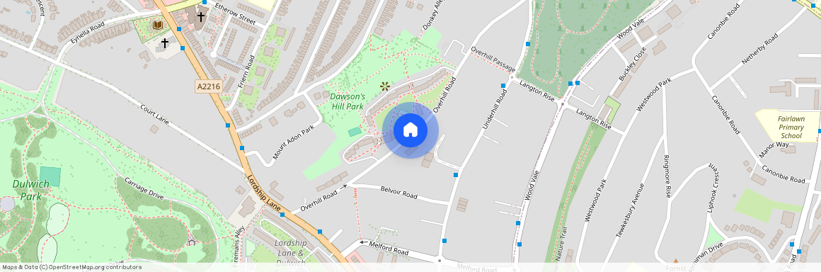 Overhill Road, London, SE22