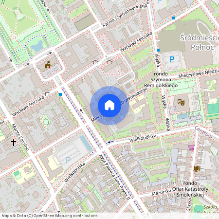 ul. Mieczysława Niedziałkowskiego, Śródmieście-Północ, Śródmieście, Szczecin, zachodniopomorskie