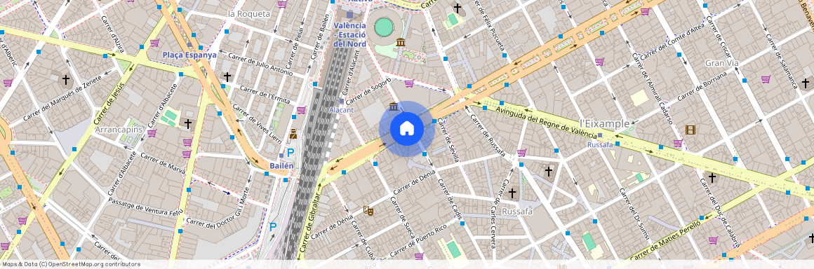 Gran Vía Germanías 36, 4-19, 46006 Valencia, Russafa, Eixample