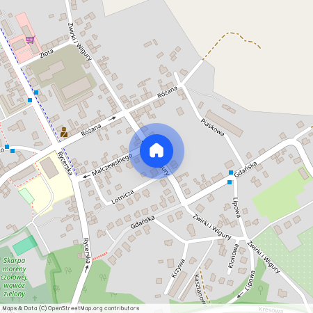 Żwirki Wigury, Krośnieński, Gubin