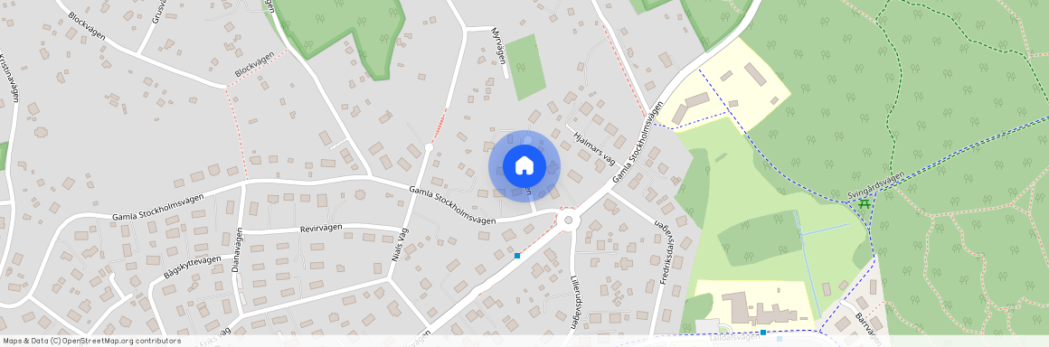 Gretas Backe, Huddinge