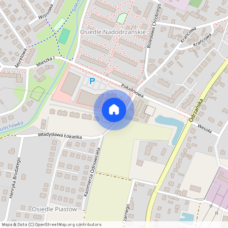 ul. Władysława Łokietka, Sulechów, Sulechów, zielonogórski, lubuskie