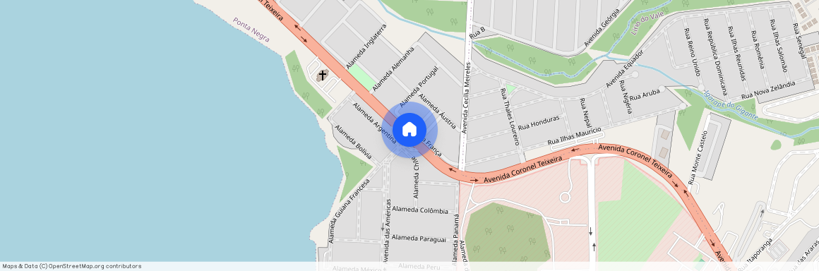 Ponta Negra, Manaus, Amazonas, 69037000