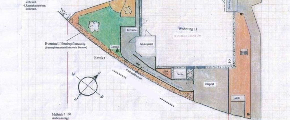 Haus im Haus – Barrierefreie 4 Zimmer Gartenwohnung mit 2 PKW Stellplätzen in Langenfeld Richrath - Foto 1