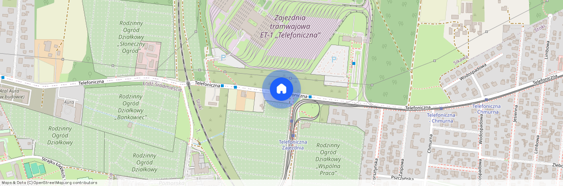 ul. Telefoniczna, Sikawa, Widzew, Łódź, łódzkie