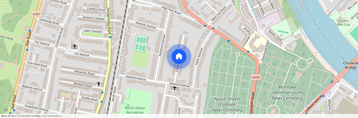 Chelwood Gardens, Kew, Richmond, TW9