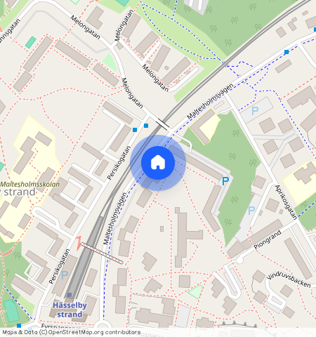 Maltesholmsvägen **, Strand