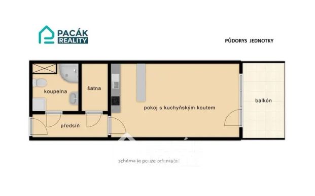 Pronájem novostavby krásného bytu 1+kk, 39 m - Photo 1