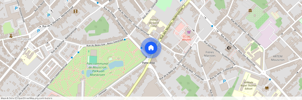 Rue des Moulins, 76/13, 7700, Mouscron