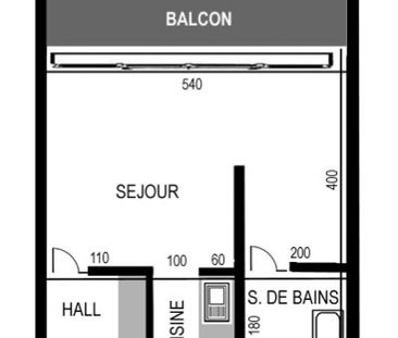 2 Zimmer, 40 m², 2. Stock - Photo 2