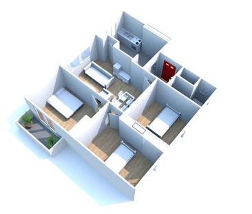 Saint-Valéry-en-Caux, location appartement F4 - Photo 3