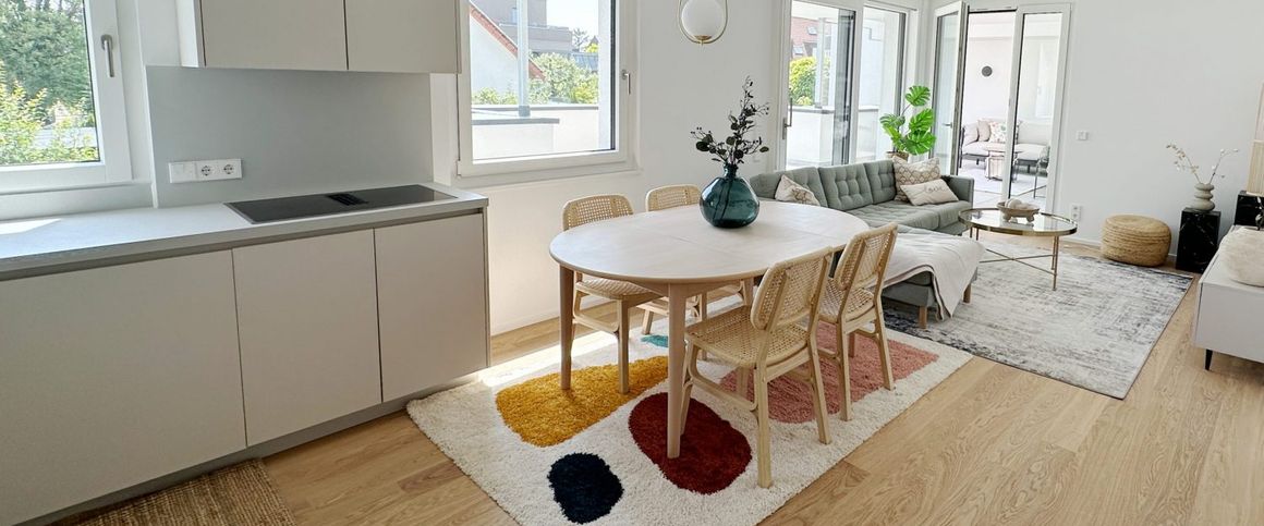 Wohnen an der grünen Mitte von Ruit — 4,5‑Zimmer-Wohnung mit Sonnenbalkon: Neubau-Erstbezug - Foto 1