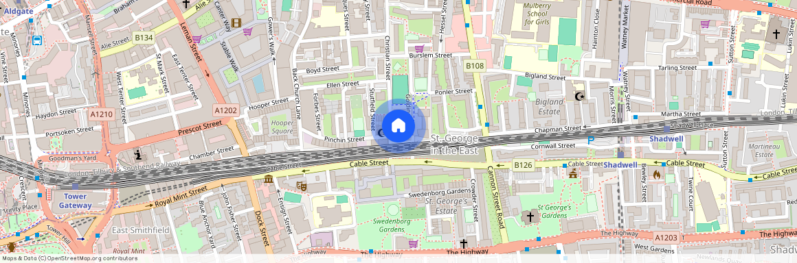 Christian Street, Aldgate, E1, London