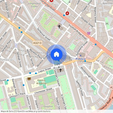 Pimlico, St. George's Square, SW1V 2HX, London