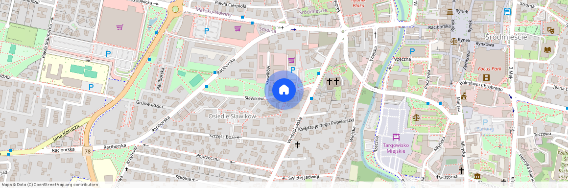 ul. Sławików, Smolna, Rybnik, śląskie