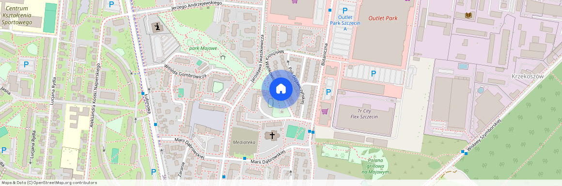 Szczecin, Majowe, Wańkowicza