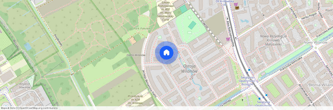 ul. Prymasa Augusta Hlonda, Błonia Wilanowskie, Wilanów, Warszawa, mazowieckie