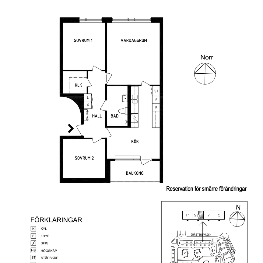 Gråstensvägen 9, våning 2 - Foto 2