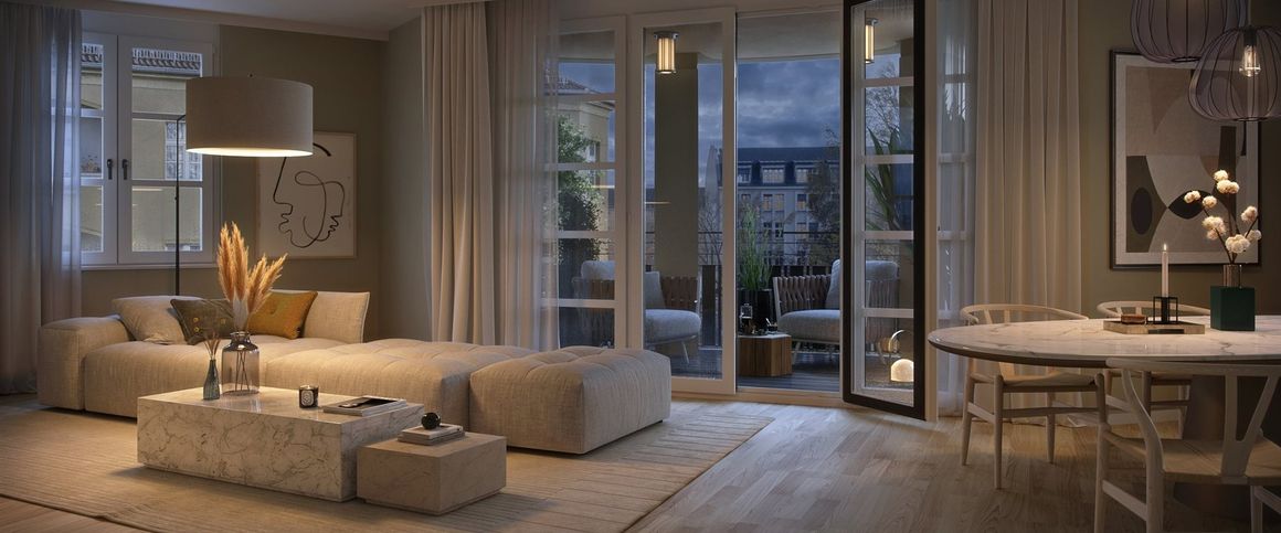 Großzügiges Familienglück auf einer Ebene - 4-Zimmer-Wohnung mit zwei Bädern und zwei Balkonen - Foto 1