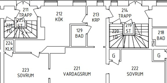 87 kvm på Nybrogatan 22A, Falun - Foto 3