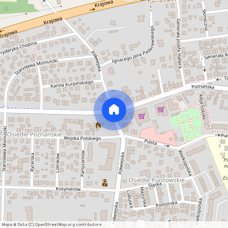 ul. Kostrzyn Centrum, Kostrzyn, Kostrzyn, poznański, wielkopolskie