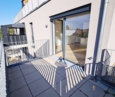 GRÜNBLICK, RUHELAGE, 58 m2 Neubau mit 18 m2 Balkon, Wohnküche, 2 Zi... - Photo 2