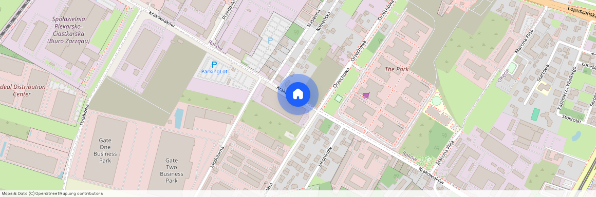 ul. Krakowiaków, Okęcie, Włochy, Warszawa, mazowieckie