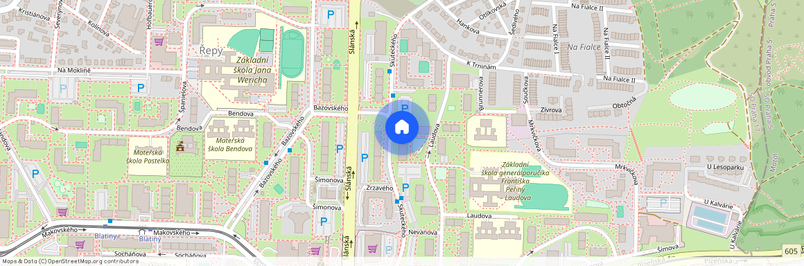 Skuteckého, Praha - Řepy