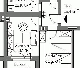 teilsanierte 2 Raumwohnung - Photo 2