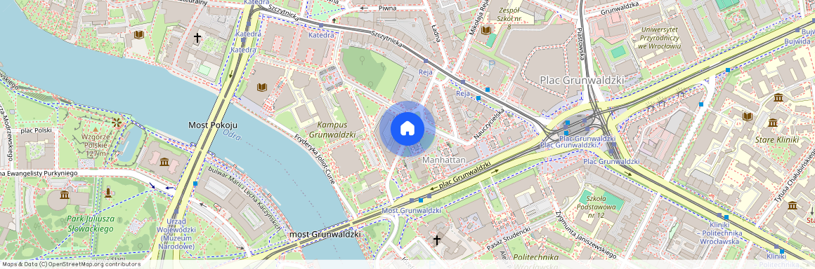 ul. Benedykta Polaka, Plac Grunwaldzki, Śródmieście, Wrocław, dolnośląskie