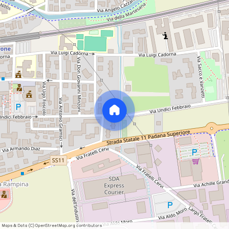 Via 11 Febbraio, Vimodrone, Lombardy 20055