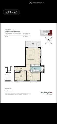 3.5 Zimmer Neubau in Dübendorf per 16.10.2026 zu vergeben - Foto 4