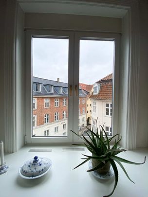 Beautiful and bright apartment facing the charming church and square of Nikolaj Plads – furnished - Foto 1