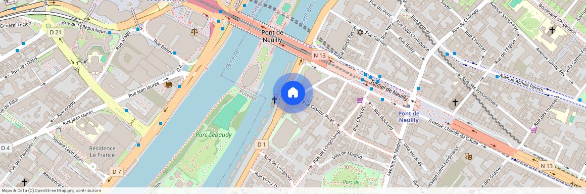 Rue Casimir Pinel, Francja, Neuilly-Sur-Seine