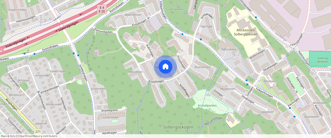 Kristallvägen **, Solberga