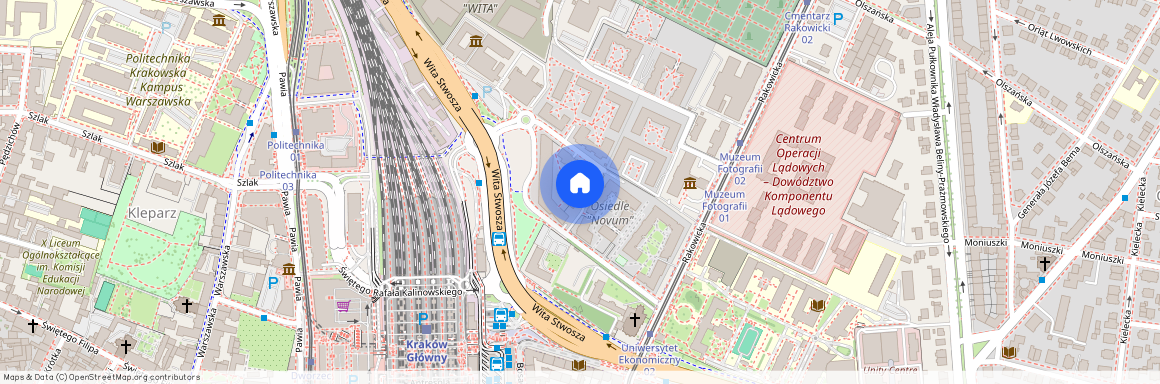 Rakowicka 20J, Kraków, Stare Miasto