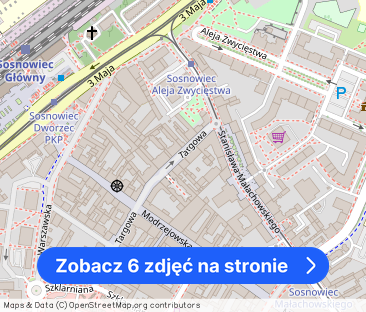 Centrum Sosnowca ul. Warszawska 18A kawalerka na wynajem - Zdjęcie 1