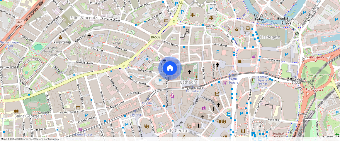 The Chimes, ** Vicar Lane, Sheffield, S1 2EH