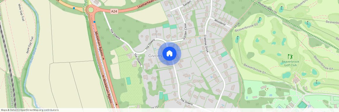 GIVONS GROVE, LEATHERHEAD, KT22
