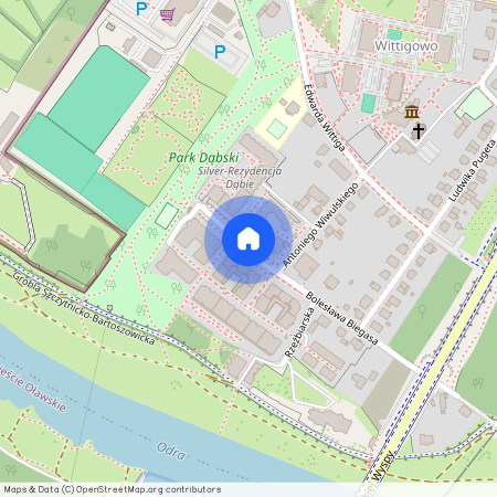 ul. Antoniego Wiwulskiego, Dąbie, Śródmieście, Wrocław, dolnośląskie