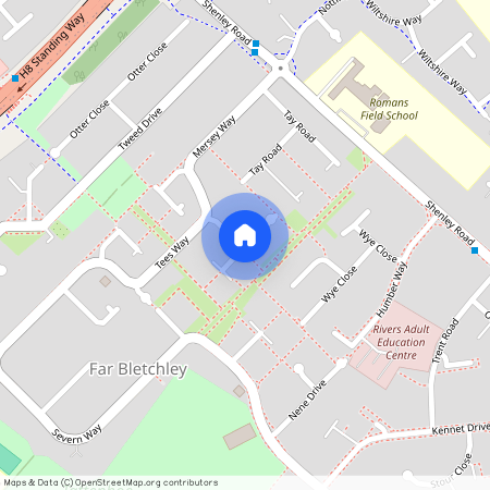 Mersey Close, Bletchley