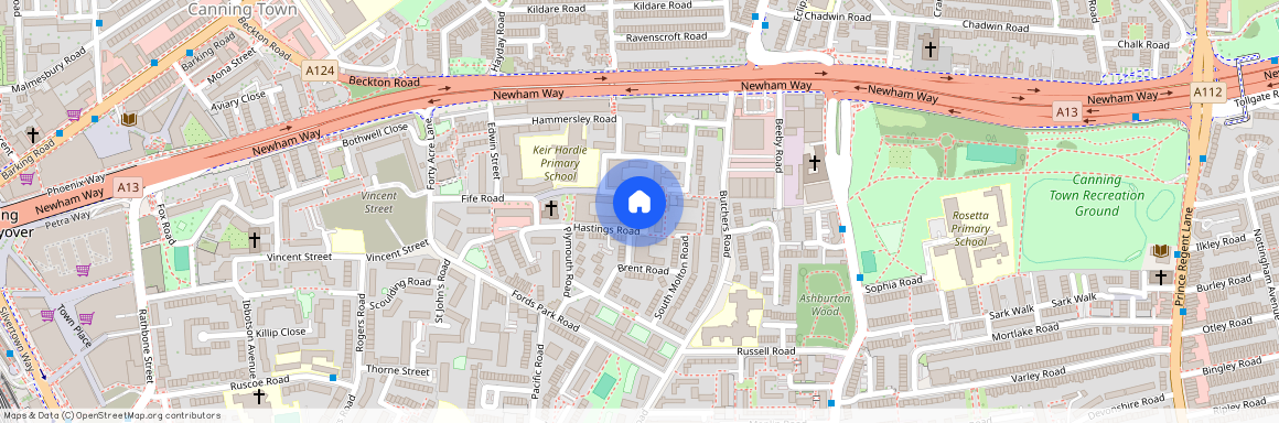 Hastings Road, Canary Wharf, E16, London