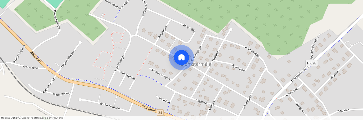 Algatan, Blomstermåla